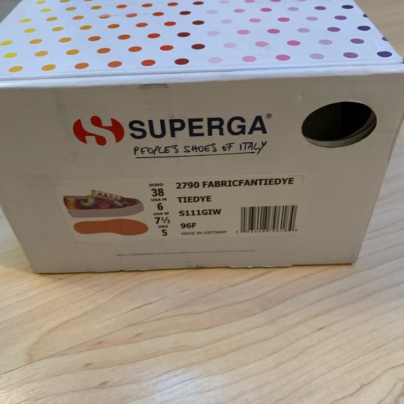🔥🔥Superga Fabric Tie Dye Platform Sneakers - Picture 2 of 8